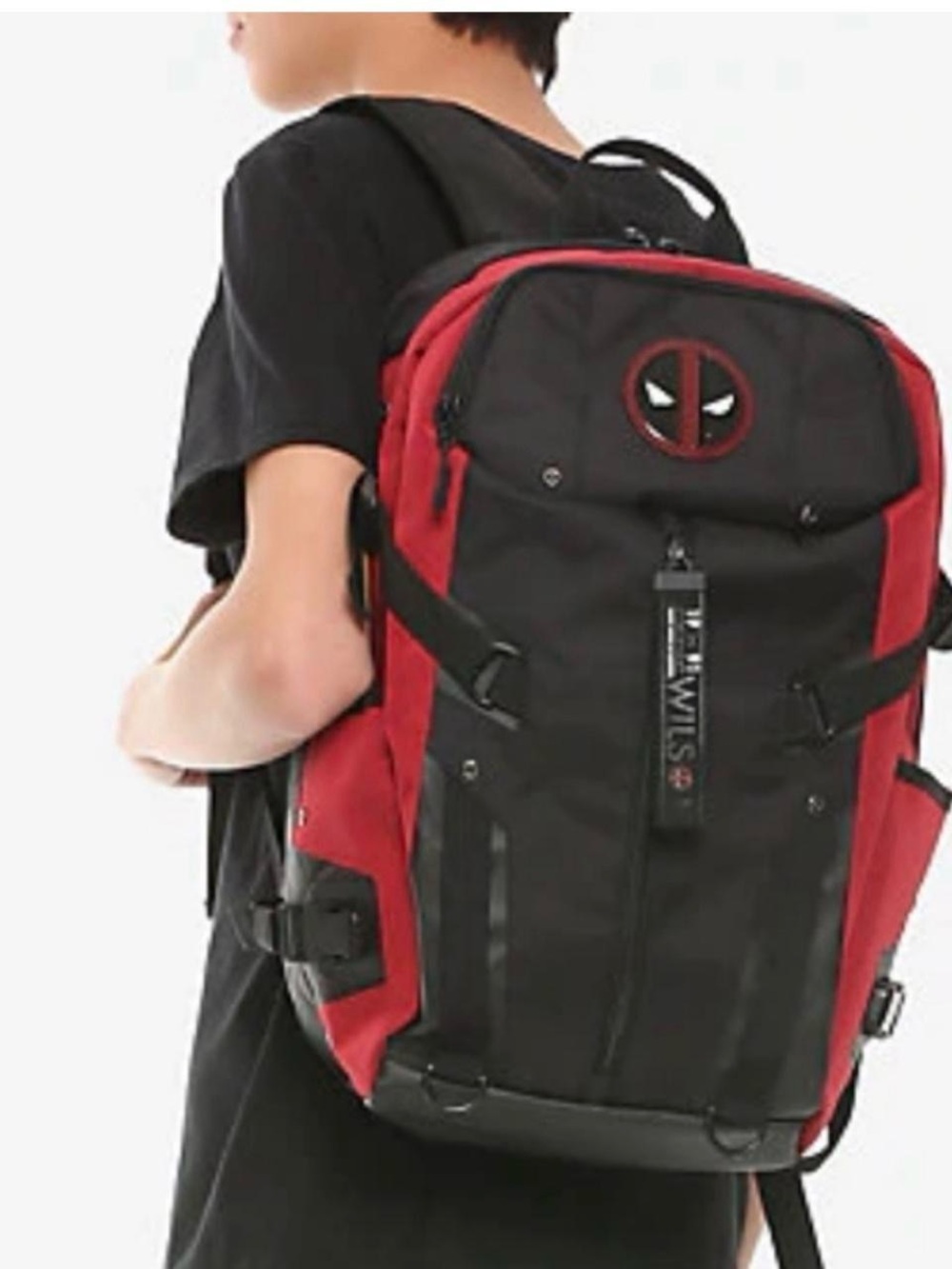 Bioworld Marvel Deadpool 1991 Built-Up Tactical Laptop Backpack. Like new!